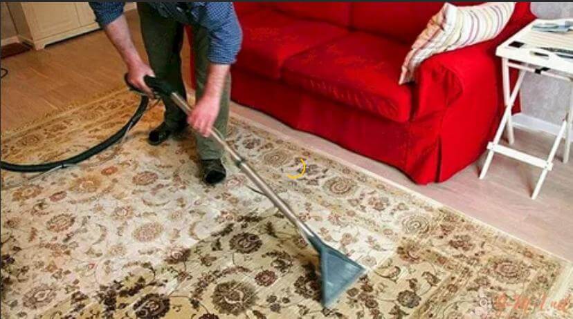 ازالة البقع من السجاد